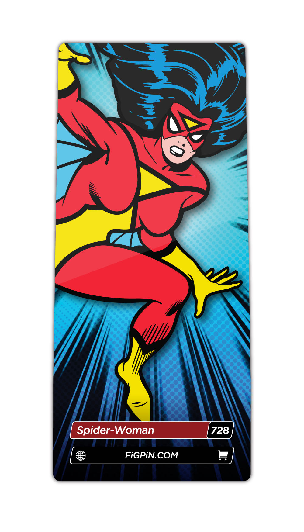 Spider-Woman—FiGPiN 728 - FigPin pin collectible [Barcode 810021537016] - Main Image 2