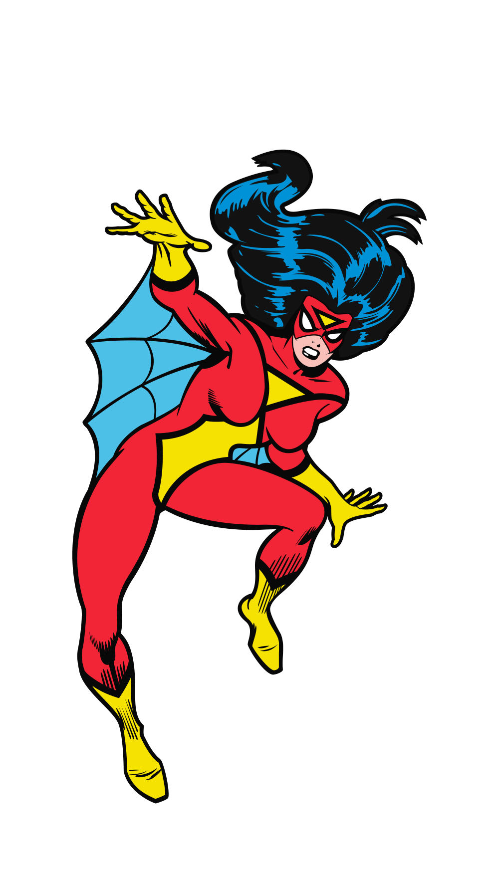Spider-Woman—FiGPiN 728 - FigPin pin collectible [Barcode 810021537016] - Main Image 3