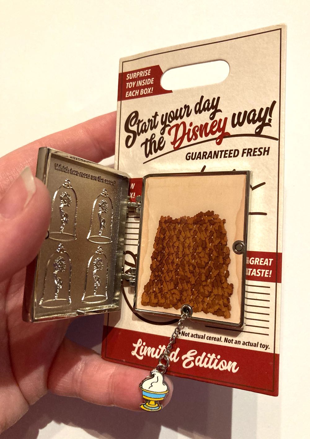 Disney, Chip’s Choco Chips Cereal + Dangling ‘Toy’ Charm  pin collectible - Main Image 4