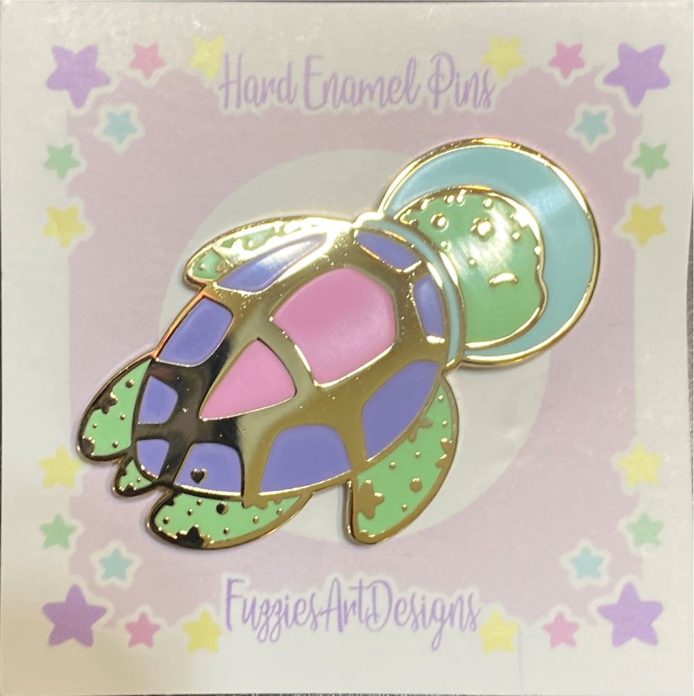 Astronaut Turtle  pin collectible - Main Image 2