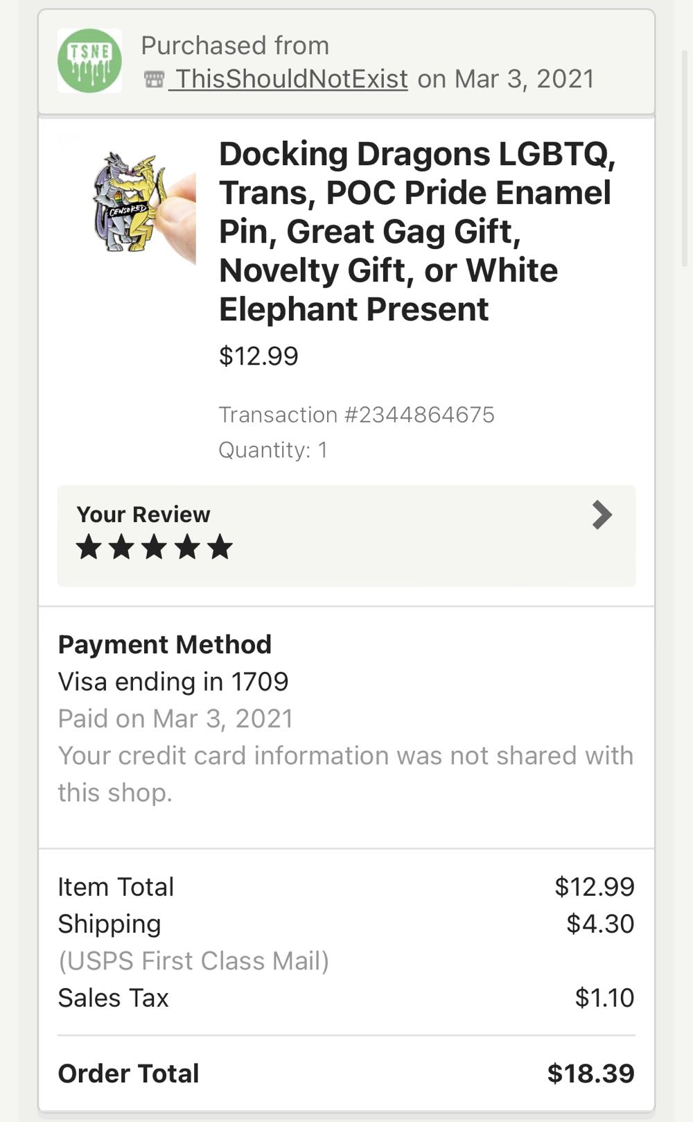 Docking Dragons - Soft Enamel pin collectible - Main Image 2