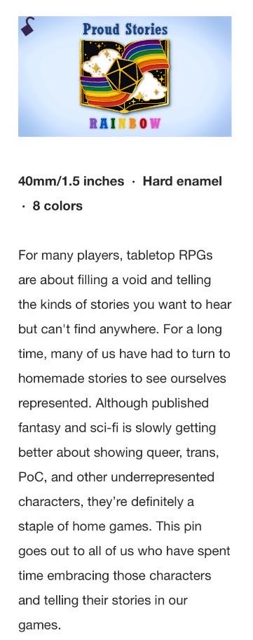 Proud Stories - Hard Enamel pin collectible - Main Image 2