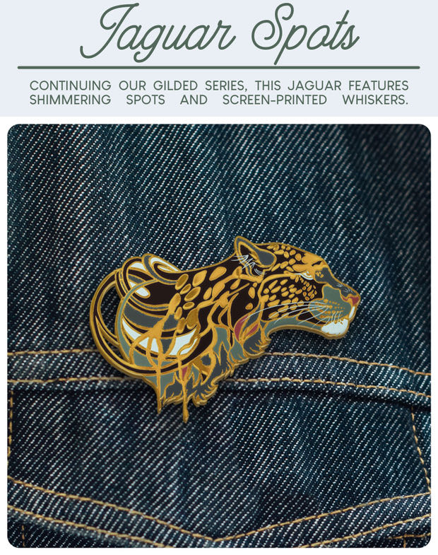 Jaguar Spots - Hard Enamel pin collectible - Main Image 3