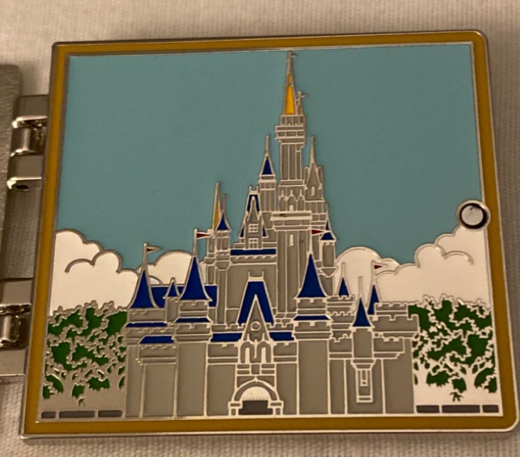 Walt Disney World Mickey Mouse Cinderella Castle Photo Album Hinged Pin Noc Nip - Disney Pin Trading pin collectible [Barcode 465054499482] - Main Image 2