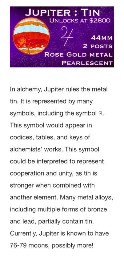 Cosmic Alchemy: Jupiter - Hard Enamel pin collectible - Main Image 2