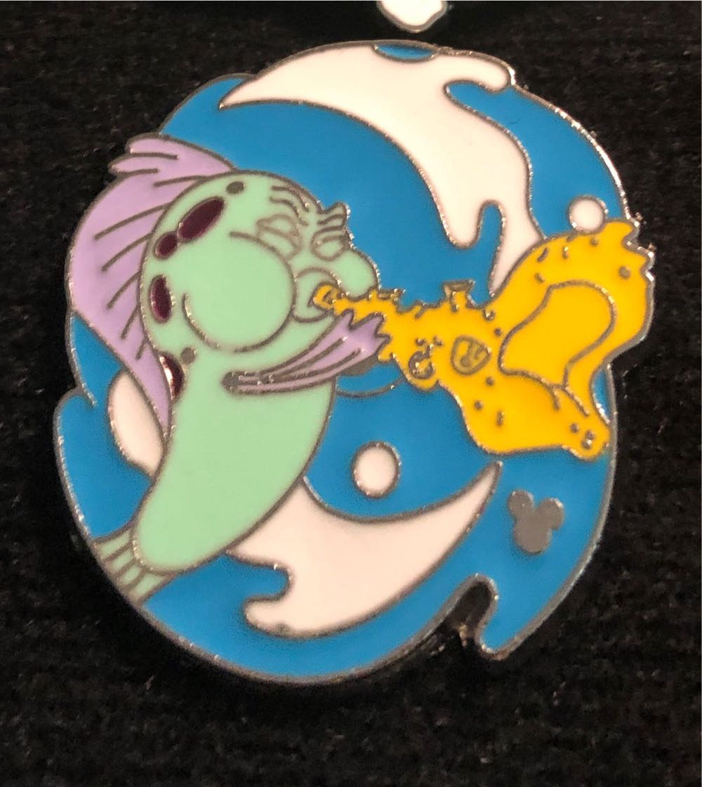 Under The Sea Fish With Horn - Hidden Mickey pin collectible - Main Image 3