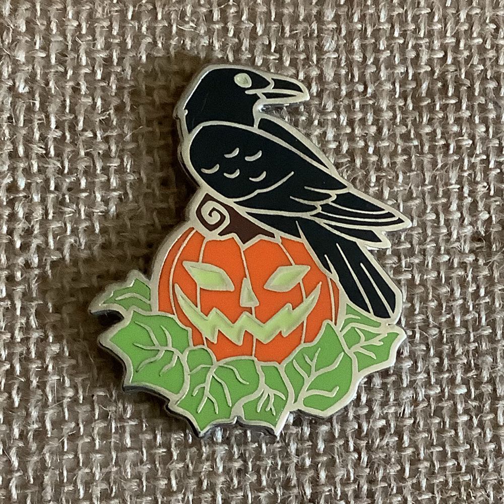Raven (Black/Silver) - Hard Enamel pin collectible - Main Image 1