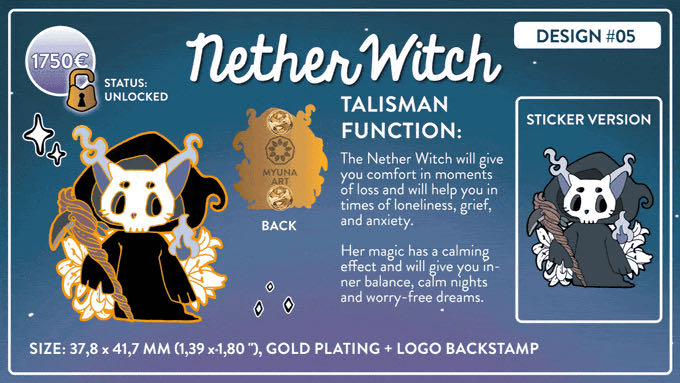 Little Witch Acatemia - Nether Witch  pin collectible - Main Image 2
