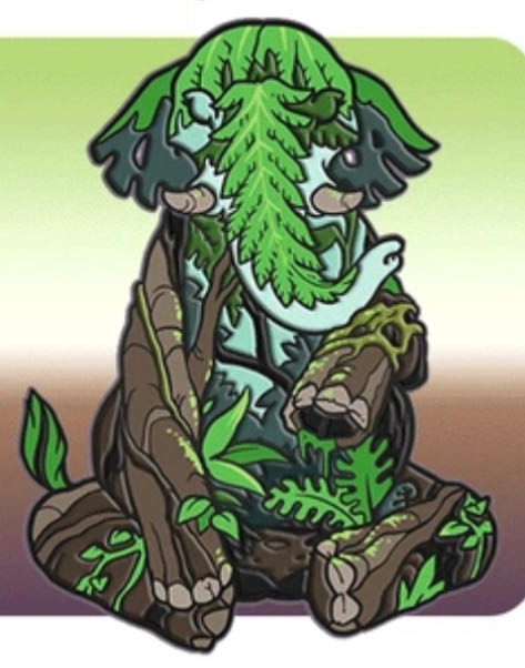 Mighty Earth - Rainforest Elephant - Hard & Soft Enamel pin collectible - Main Image 2