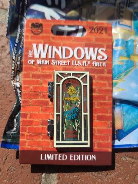 Maleficent-Windows Of Main Street  pin collectible - Main Image 2