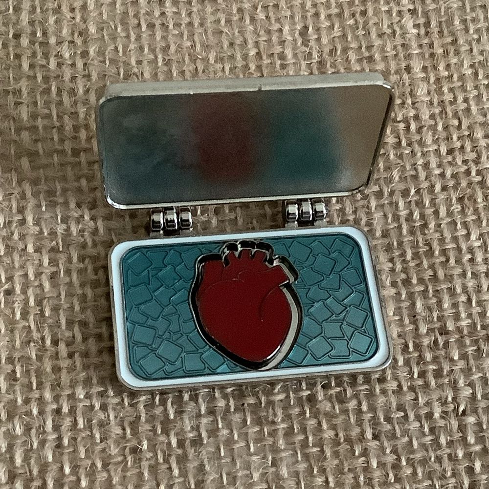 Organs On Ice: Heart Transplant - Hard Enamel, Screenprint, Silver Plating pin collectible - Main Image 2