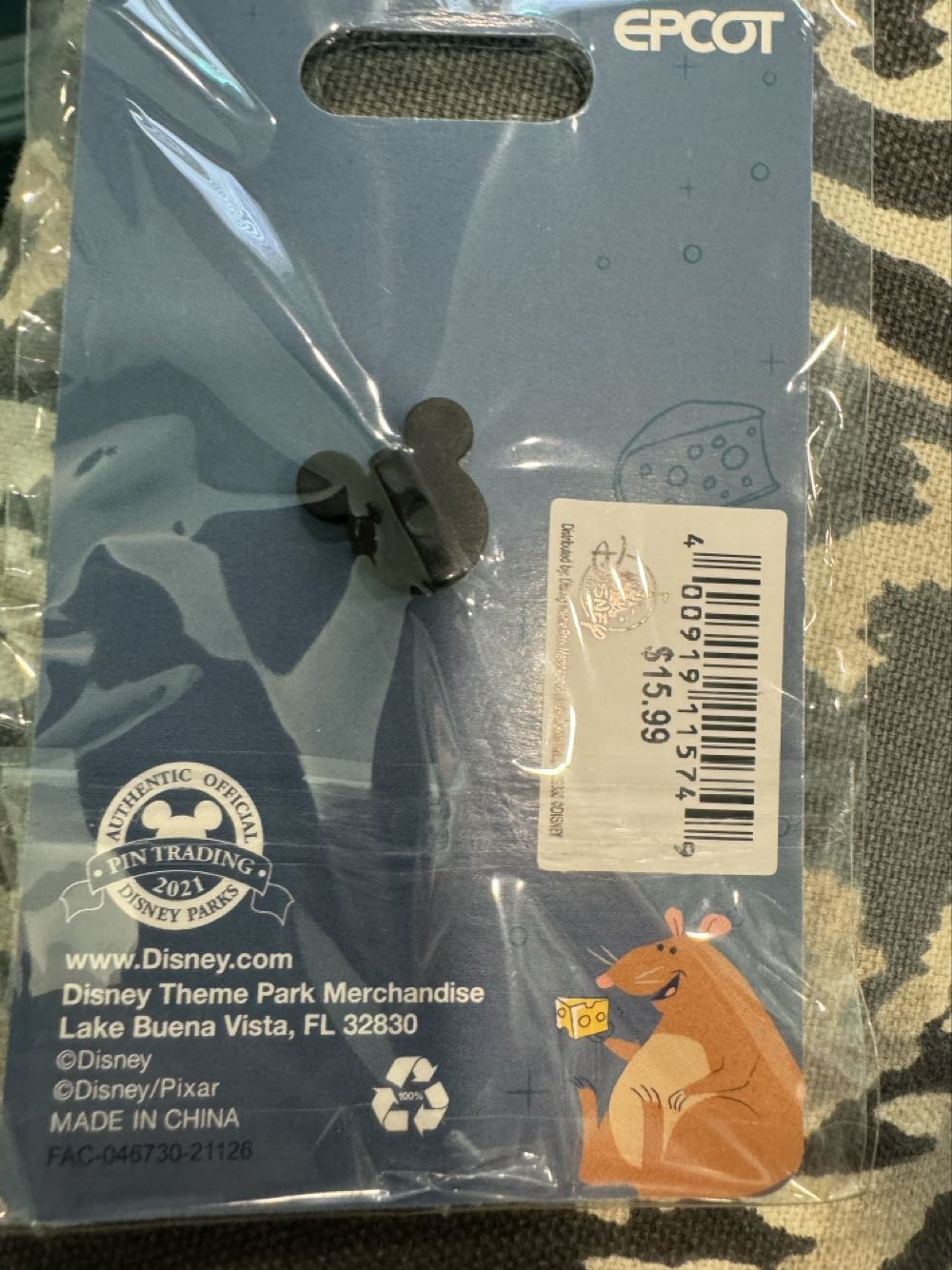 Remy’s Ratatouille Opening Day Limited Release - Limited Release pin collectible [Barcode 400919115749] - Main Image 3