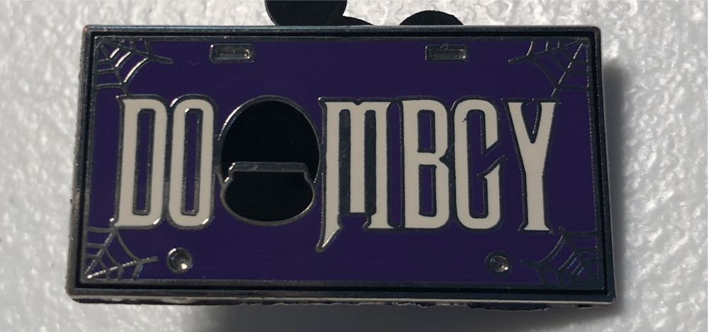 Doom Buggy License Plate  pin collectible - Main Image 2