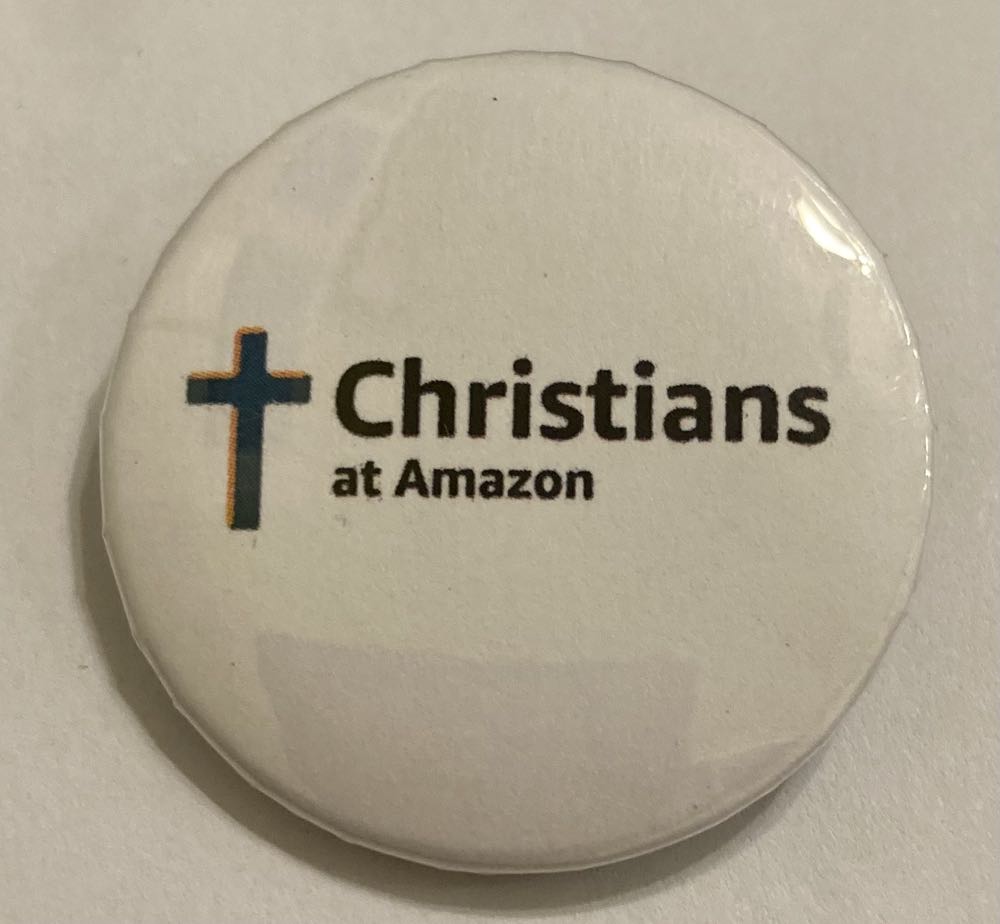 Christians at Amazon - Button pin collectible - Main Image 2