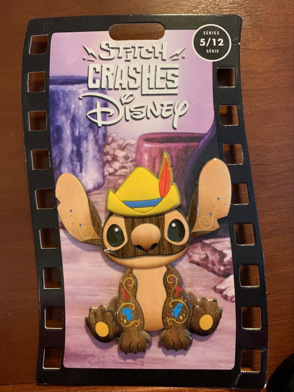 Stitch Crashes Disney 5 Pinocchio - Disney Pin Trading pin collectible [Barcode 465052430289] - Main Image 2