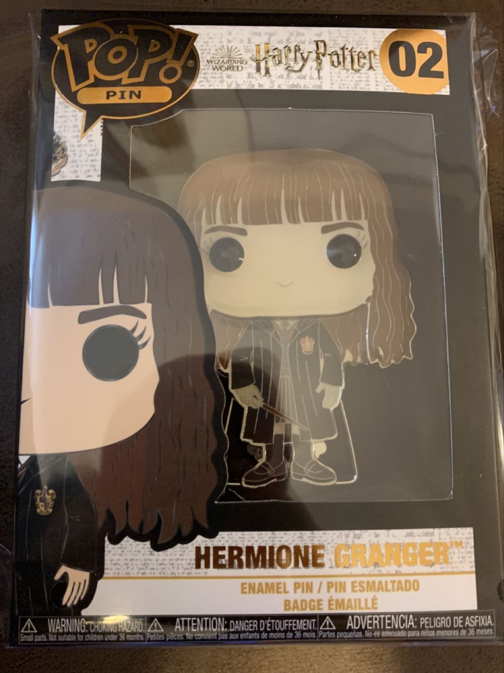 Funko Pop! Pin: Harry Potter Hermione Granger Pin - Funko pin collectible [Barcode 671803306141] - Main Image 2