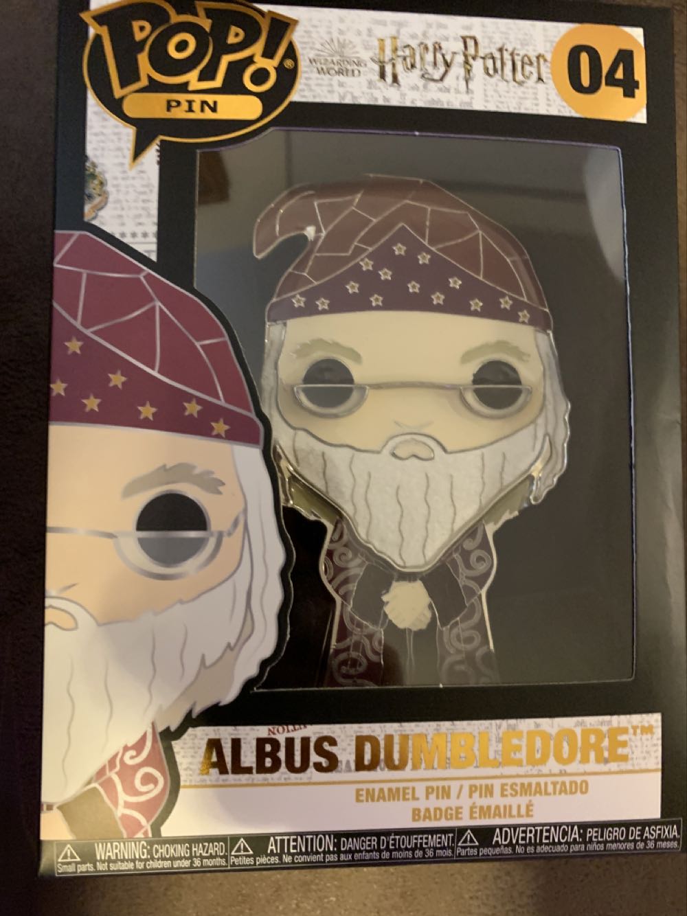 Funko Pop! Pin: Harry Potter Albus Dumbledore Pin - Funko pin collectible [Barcode 671803306165] - Main Image 2