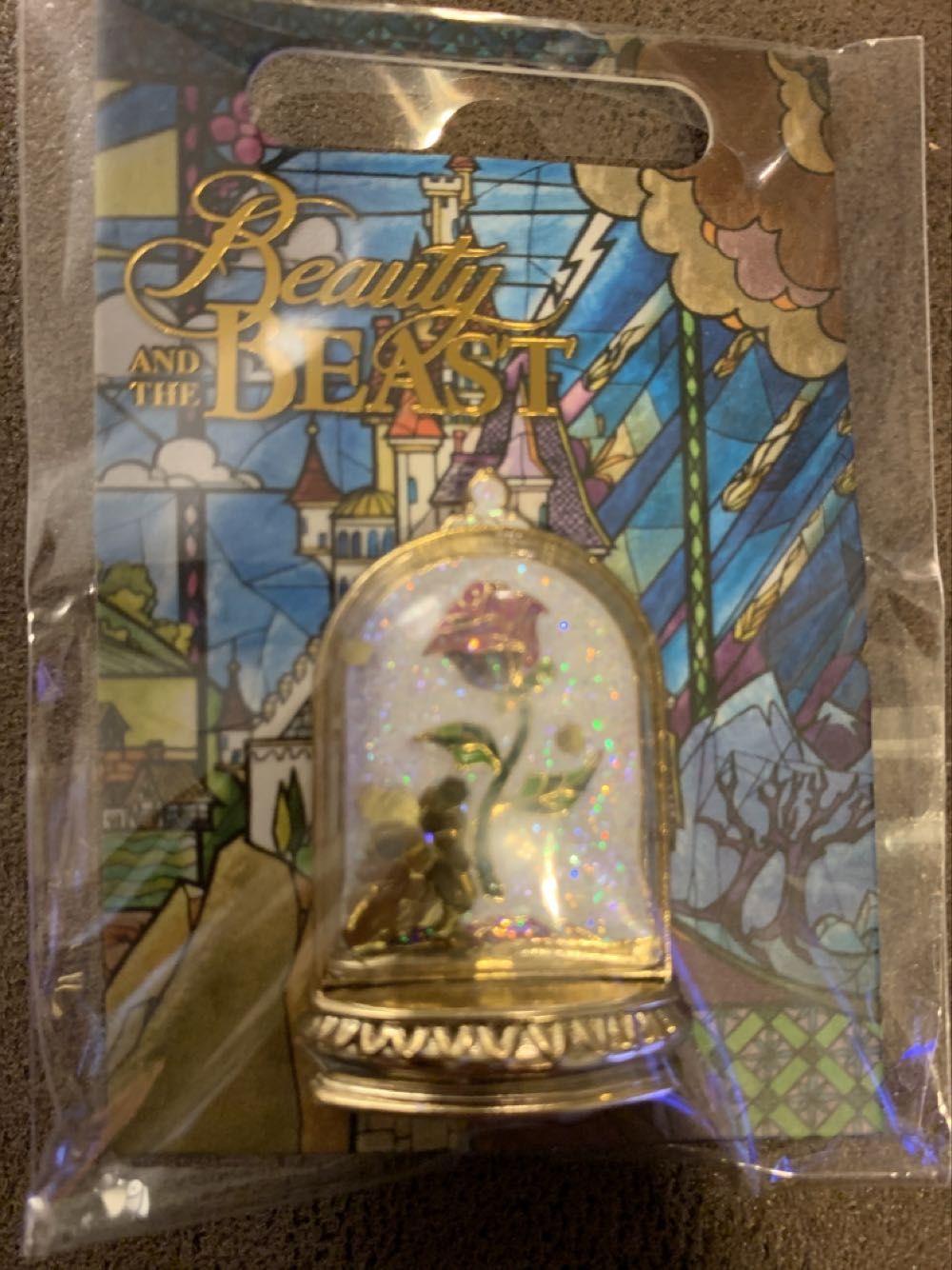 Beauty And The Beast Enchanted Rose - Disney Pin Trading pin collectible [Barcode 465051585072] - Main Image 2