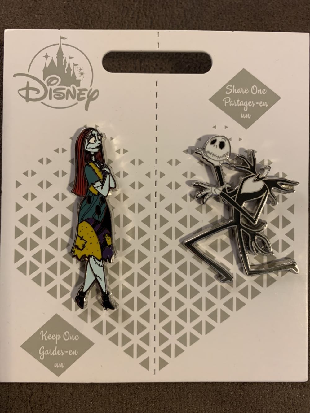 Jack Skellington And Sally Pin Set - Disney Pin Trading pin collectible [Barcode 465054456997] - Main Image 2
