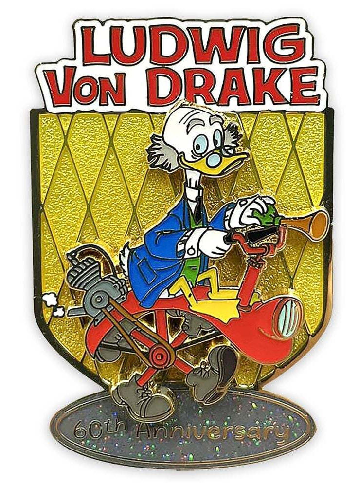 Ludwig Von Drake 60th Anniversary  pin collectible [Barcode 465054197920] - Main Image 1
