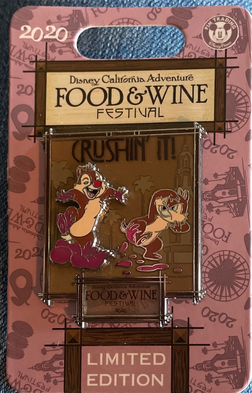 Dca Food And Wine Festival Chip  pin collectible [Barcode 400917113969] - Main Image 2