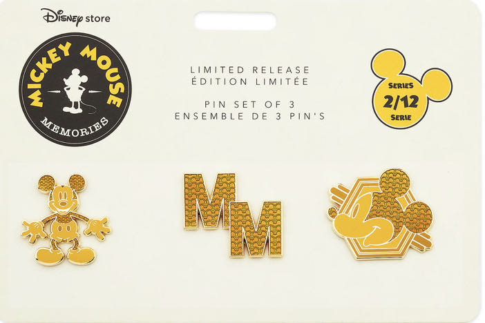 Mickey Mouse Memories - Februrary Set Of 3  pin collectible - Main Image 2