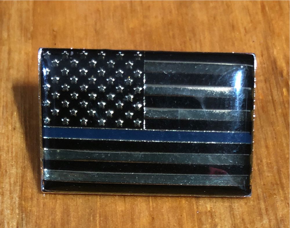 Hogwarts + Owl Pin, Rainbow Metal with Teal Swirl