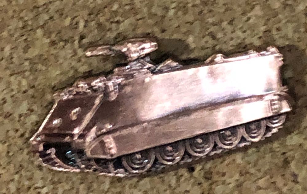 Military: Army: Vehicle: M-113  pin collectible - Main Image 1