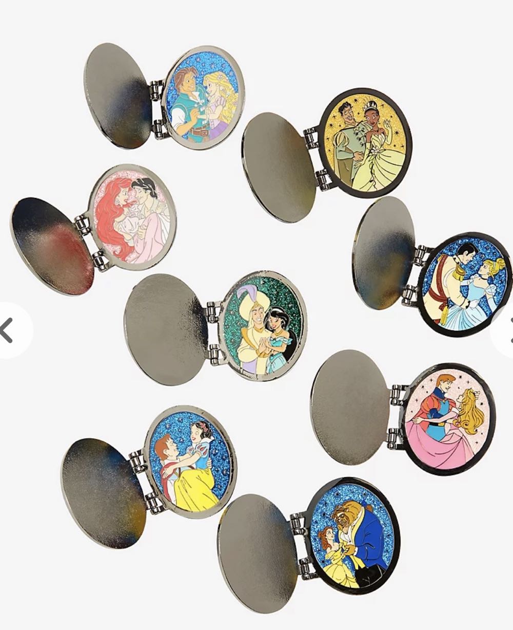 Loungefly Princess 3D Locket Blind Box  pin collectible [Barcode 16396320] - Main Image 2