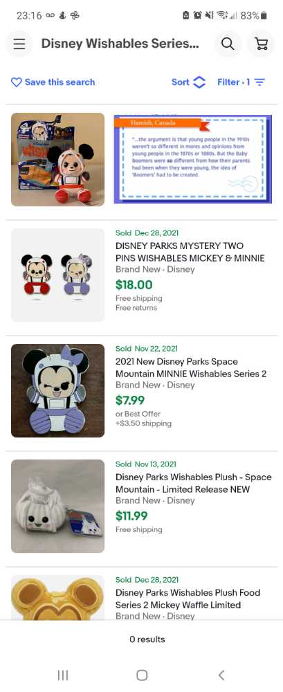 Space Mountain Astronaut Minnie Mouse - Wishable Series 2 pin collectible - Main Image 3