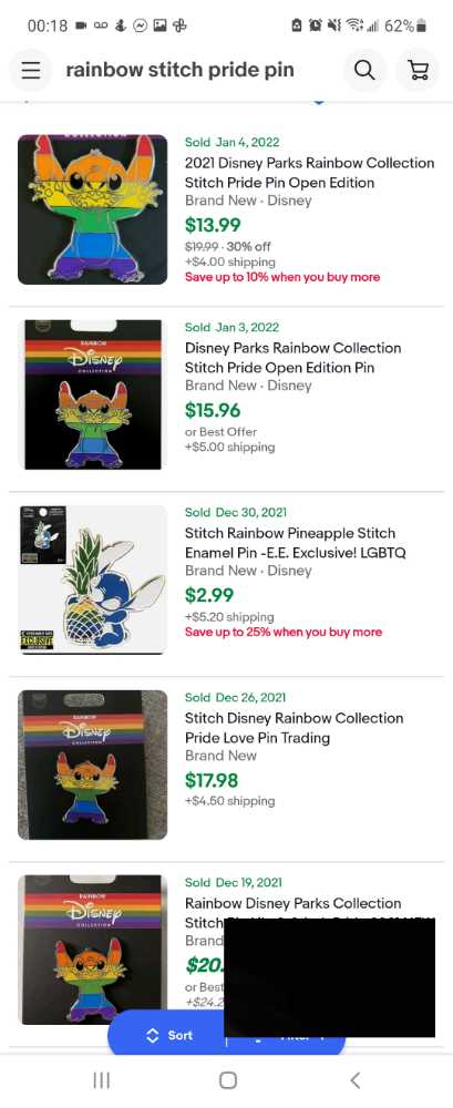 Rainbow Stitch - Pride pin collectible - Main Image 3