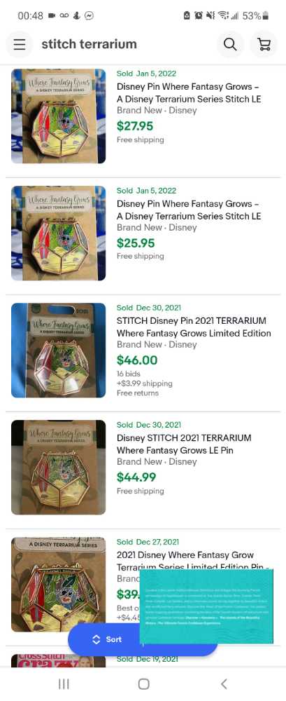 Stitch | Where Fantasy Grows A Terrarium Series - Terrarium Series pin collectible - Main Image 3