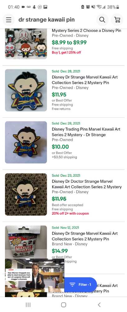 Dr. Strange | Kawaii Art - Kawaii Art Series pin collectible - Main Image 3