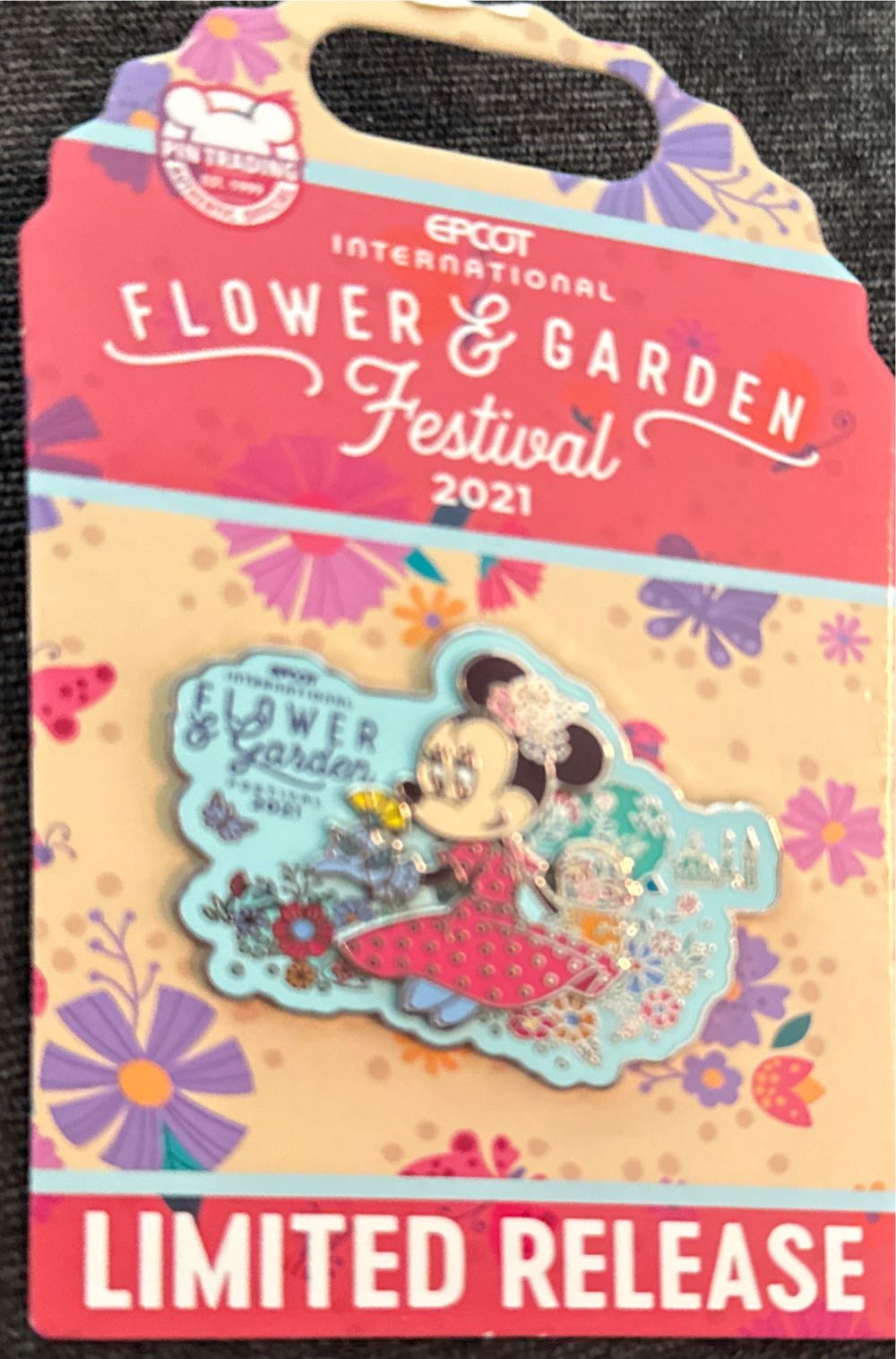 Flower & Garden Festival 2021 - Minnie - Limited Release pin collectible [Barcode 400928663484] - Main Image 2