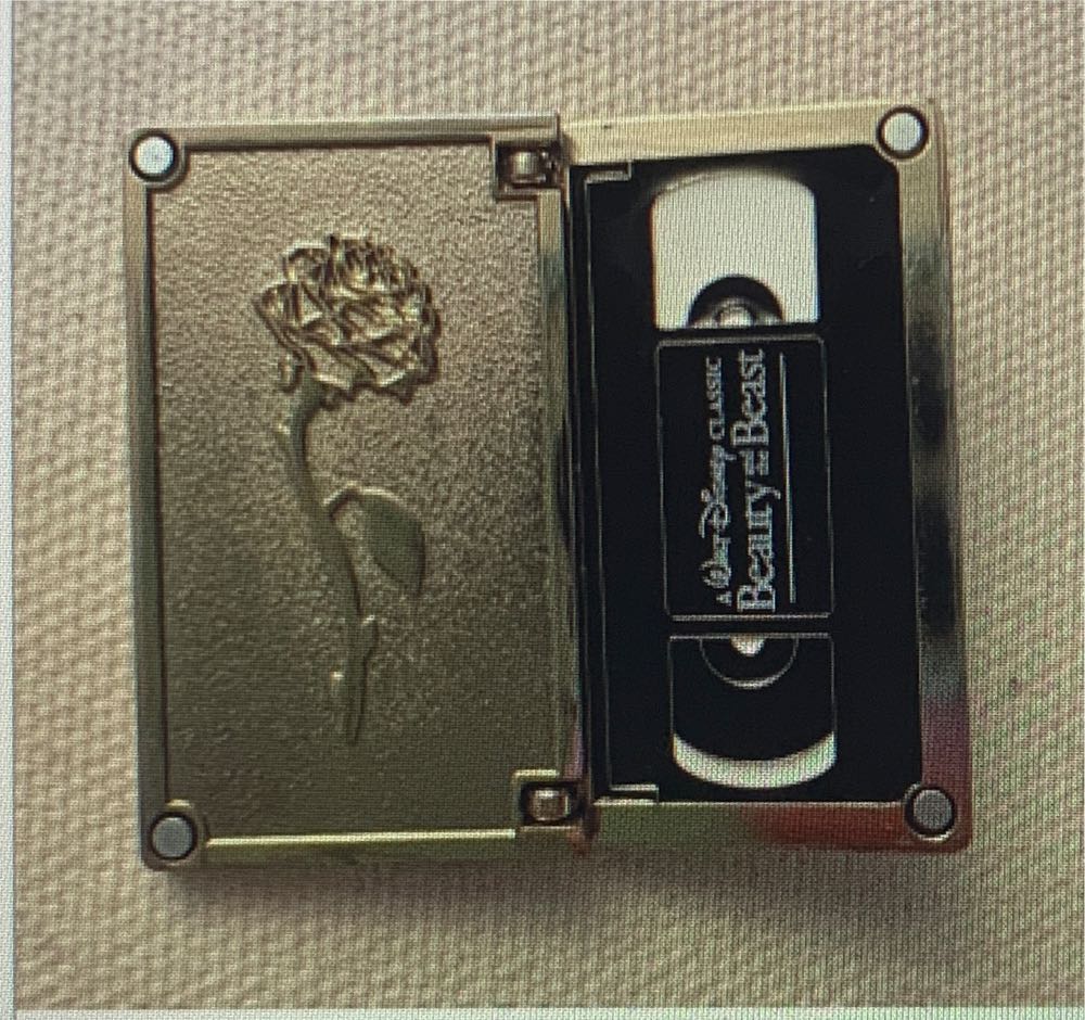 Disney Beauty And The Beast VHS Box Pin Set  pin collectible [Barcode 465056454618] - Main Image 2