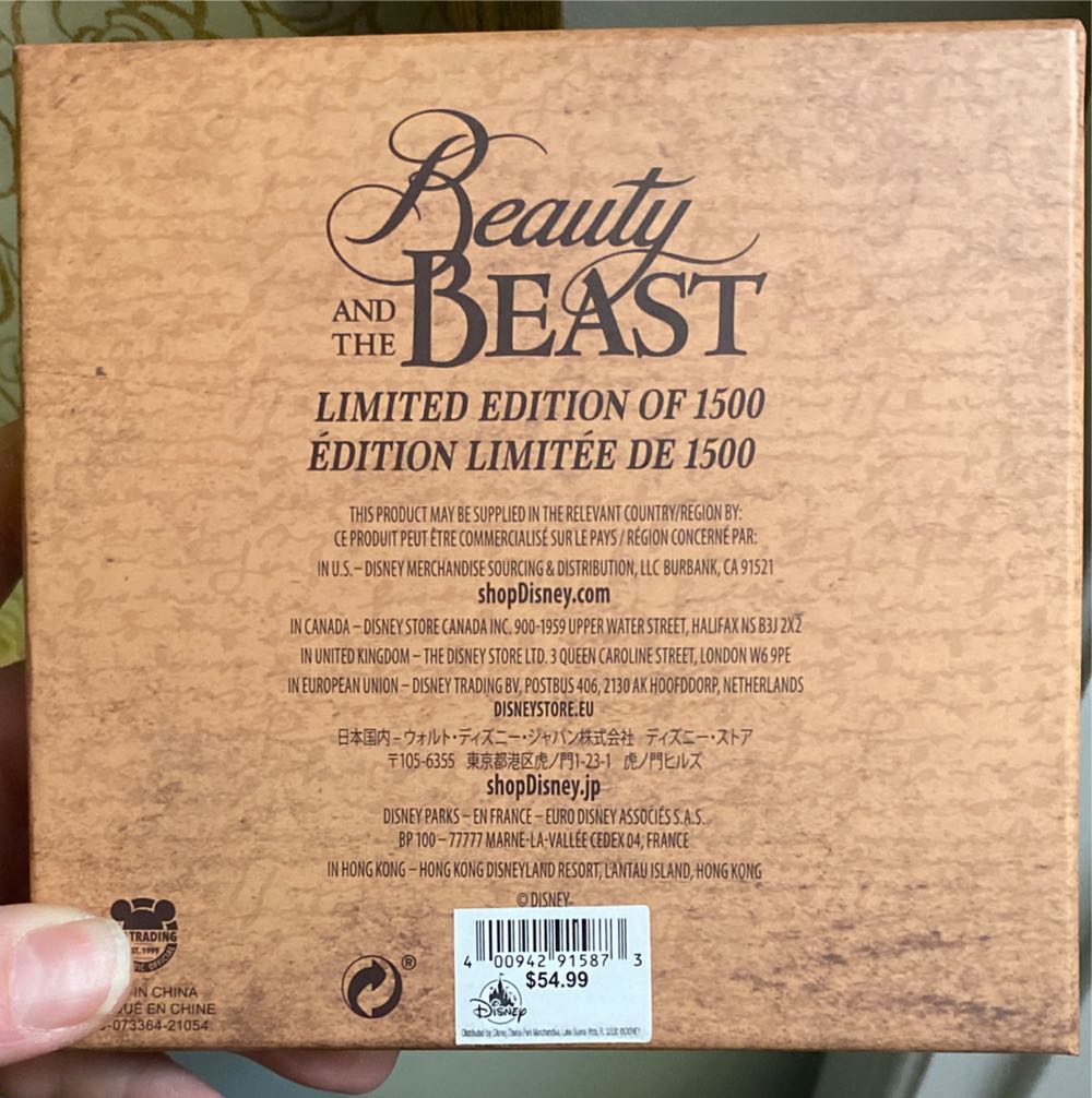 Beauty and the beast 30th anniversary jumbo pin - Jumbo Pin pin collectible [Barcode 400942915873] - Main Image 2