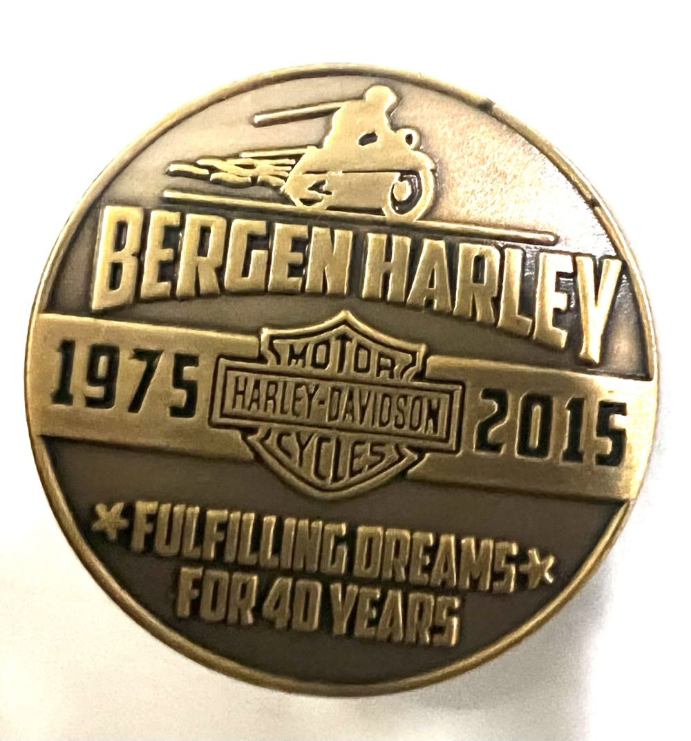 Rochelle Park - Bergen County H-D  pin collectible - Main Image 2