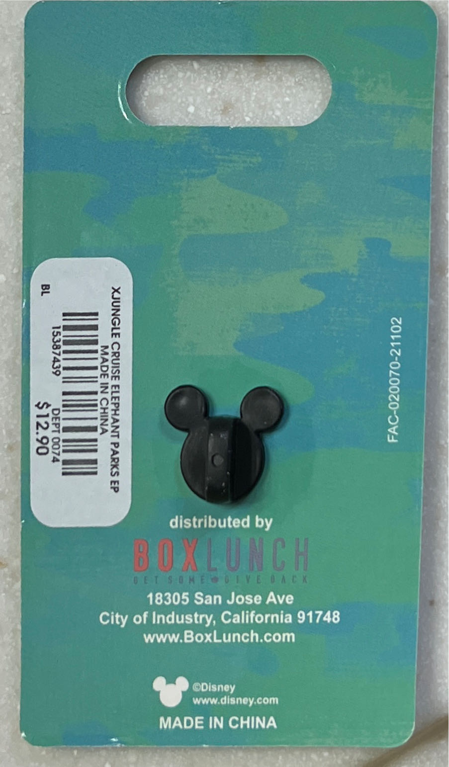 Disney Jungle Cruise Elephants - Disney Pin Resorts/Rides Purchased pin collectible - Main Image 2