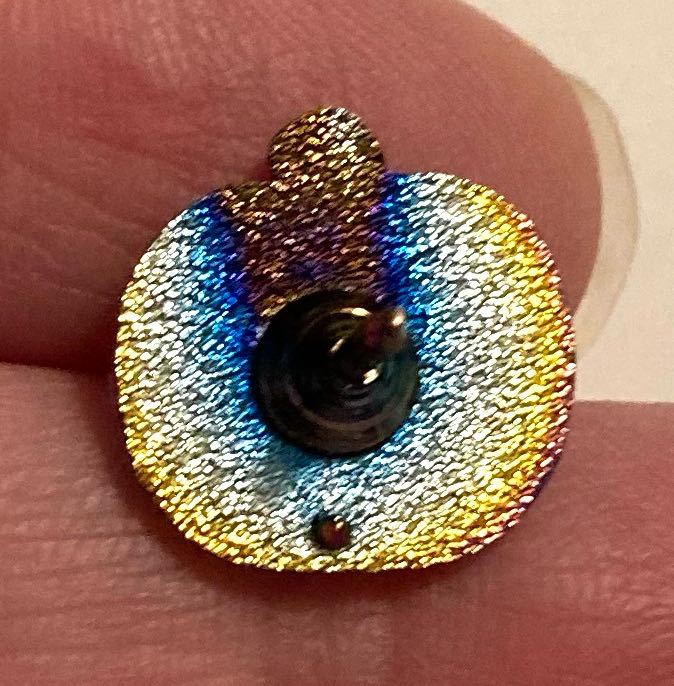 Pumpkin, Mini (Black/Rainbow Metal)  pin collectible - Main Image 4