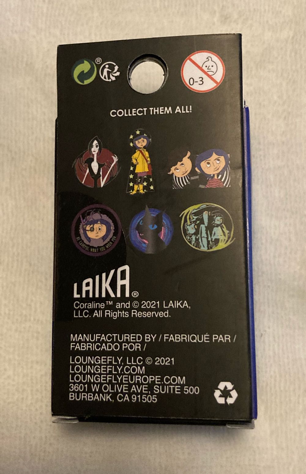 Coraline Be Careful What You Wish For Pin  pin collectible - Main Image 3
