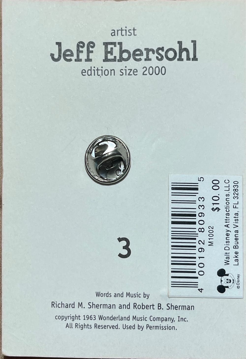 The Hunchback Of Notre Dame “Small World” Series (Artist Signed Jeff Ebersohl) - Disneyana Limited Edition Pin - Rack pin collectible [Barcode 400192809335] - Main Image 2