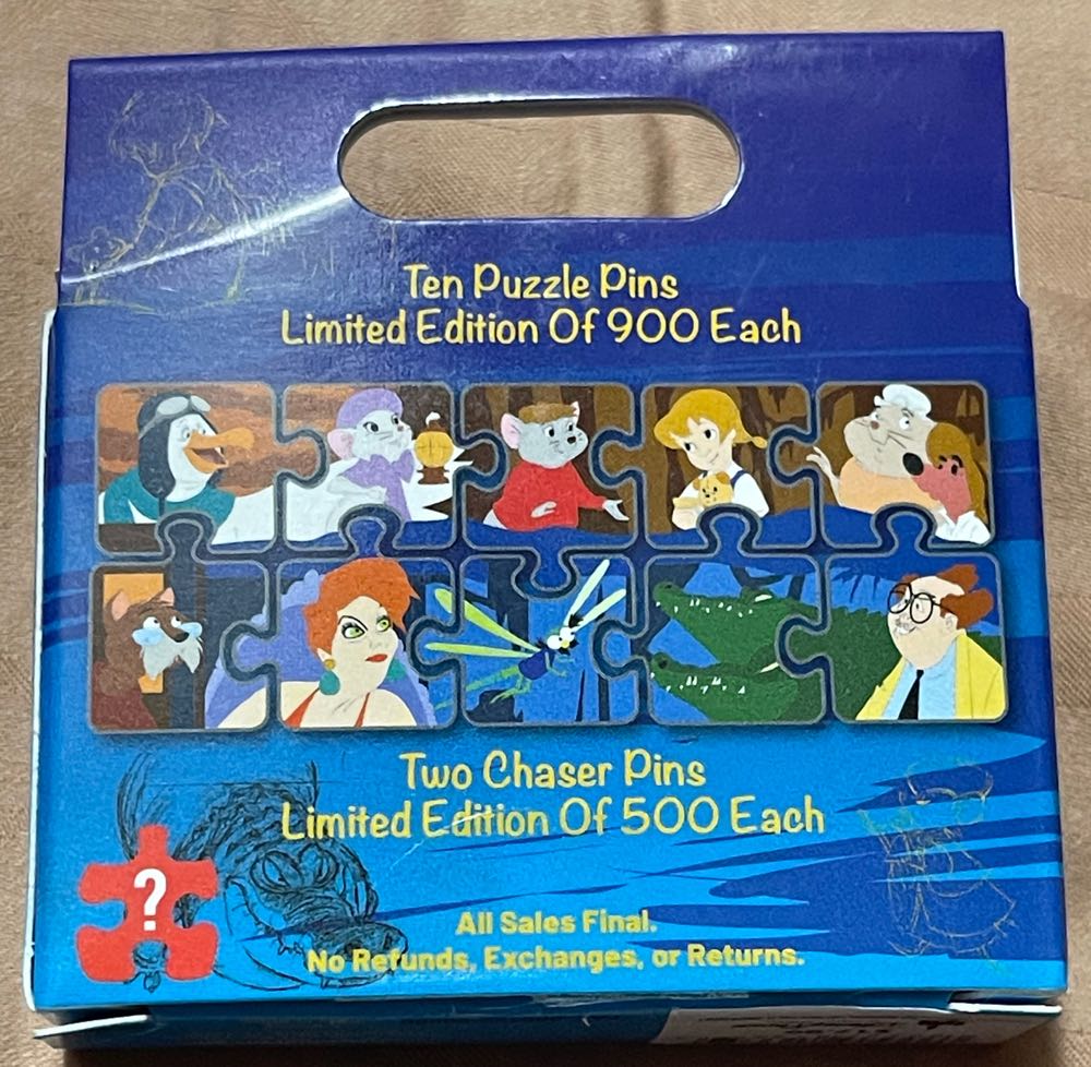 The Rescuers (Mr. Snoops) “Character Connection” Mystery Box - Disney Parks Limited Edition Pin - Mystery Box pin collectible [Barcode 400929813352] - Main Image 3