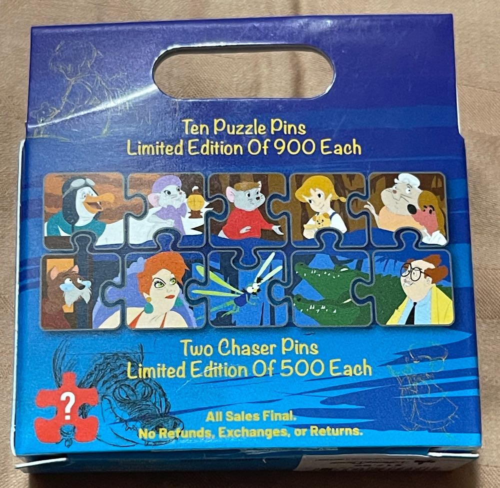 The Rescuers (Bernard) “Character Connection” Mystery Box - Disney Parks Limited Edition Pin - Mystery Box pin collectible [Barcode 400929813352] - Main Image 3