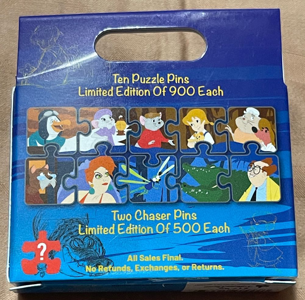 The Rescuers (Ellie Mae And Luke) “Character Connection” Mystery Box - Disney Parks Limited Edition Pin - Mystery Box pin collectible [Barcode 400929813352] - Main Image 3