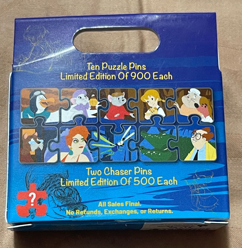 The Rescuers (Brutus And Nero) “Character Connection” Mystery Box - Disney Parks Limited Edition Pin - Mystery Box pin collectible [Barcode 400929813352] - Main Image 3