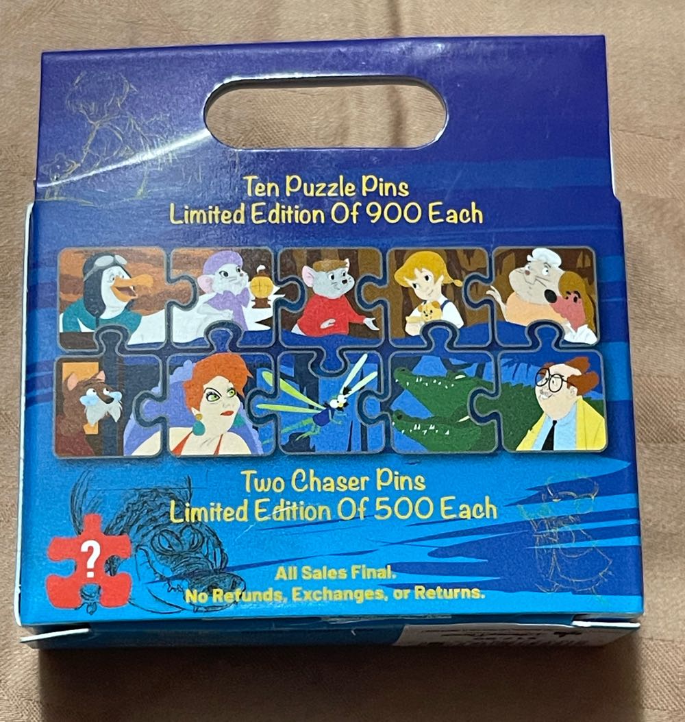 The Rescuers (Penny And Teddy) “Character Connection” Mystery Box - Disney Parks Limited Edition Pin - Mystery Box pin collectible [Barcode 400929813352] - Main Image 3