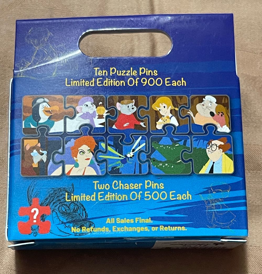 The Rescuers (Evinrude) “Character Connection” Mystery Box - Disney Parks Limited Edition Pin - Mystery Box pin collectible [Barcode 400929813352] - Main Image 3