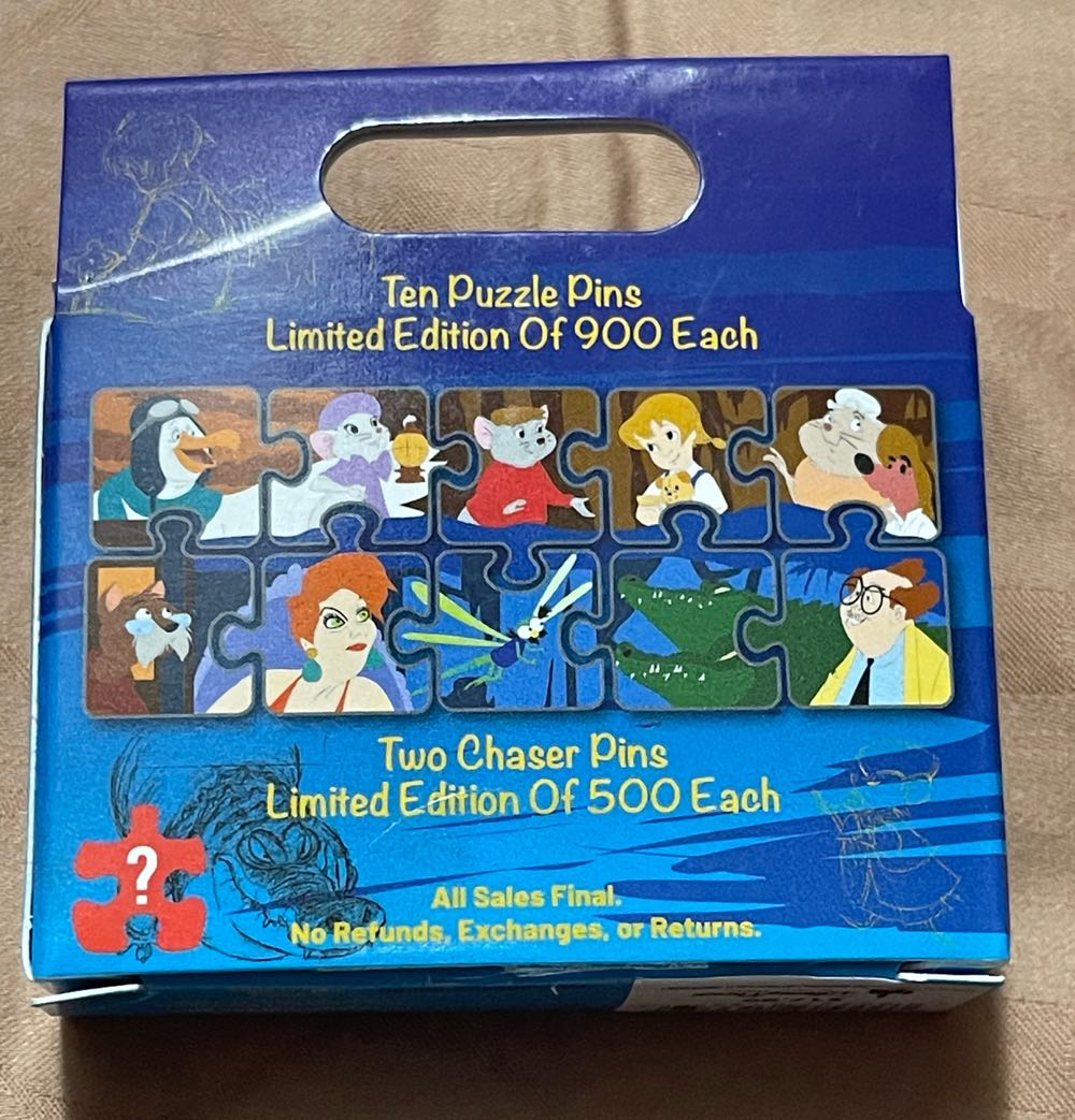 The Rescuers (Rufus) “Character Connection” Mystery Box - Disney Parks Limited Edition Pin - Mystery Box pin collectible [Barcode 400929813352] - Main Image 3