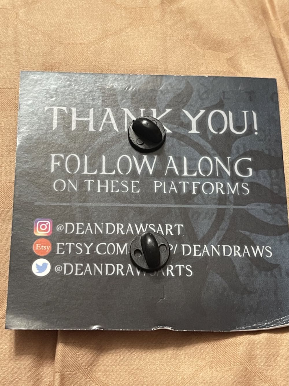 Supernatural “Dean Winchester” - FANTASY (DeanDraws) Pin - Fantasy pin collectible - Main Image 2