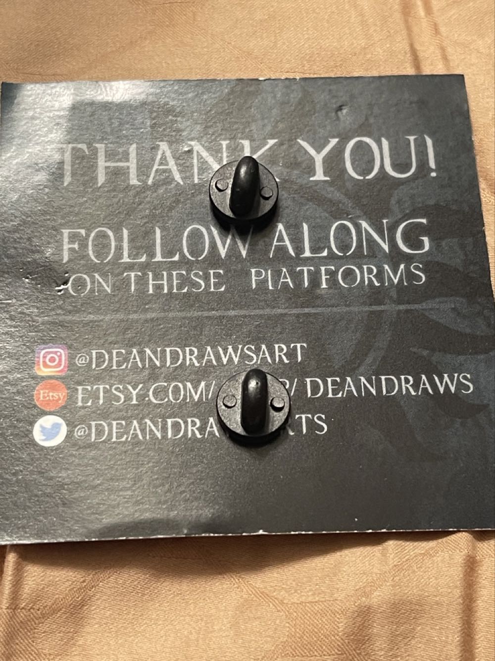 Supernatural “Castiel” - FANTASY (DeanDraws) Pin - Fantasy pin collectible - Main Image 2